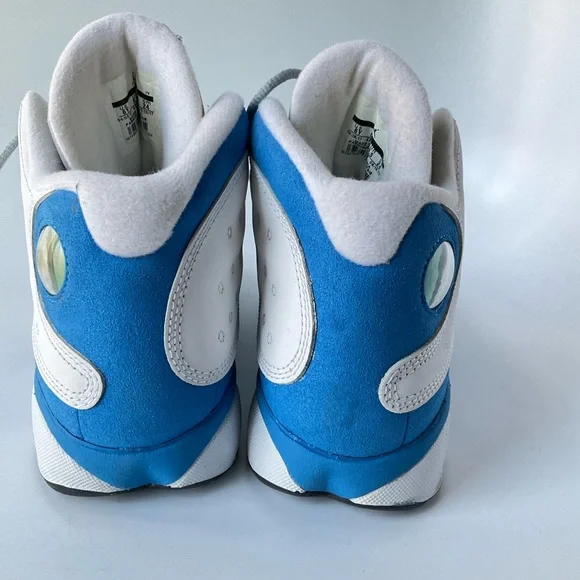 Air Jordan Sz.6Y White Gray and Italy Blue aSneakers - Picture 8 of 13